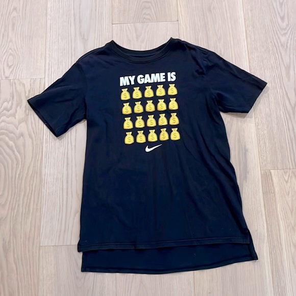 Nike Other - Boys Nike ‘My Game Is Money’ Short-Sleeved T-Shirt Size Youth Large